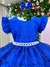 Vestido Festa Infantil Azul Royal na internet