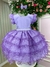 Vestido Festa Infantil Lilás - comprar online