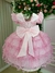 Vestido Festa Infantil Rosa Bebe - Sol Kids