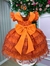 Vestido Festa Infantil Terracota - Sol Kids