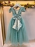 Imagem do Vestido Infantil Verde Menta Tule Renda Longo Casamento