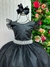 Vestido Infantil Longo Preto na internet