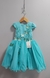 Vestido Infantil Verde C/ Renda e Aplique Borboletas Damas - Sol Kids