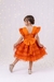 Vestido Festa Infantil Terracota