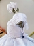Vestido Infantil Branco Busto Com Nervura Damas Festas na internet