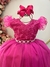 Vestido Infantil Longo Pink C/ Apliques e Renda Damas Festas na internet
