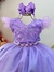 Vestido Infantil Longo Lilás C/ Apliques e Renda Damas Festas na internet