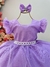 Vestido Infantil Lilás Saia C/ Tule e Glitter Daminhas Festa na internet