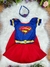 Fantasia Infantil Supergirl Com Tiara Festas - comprar online