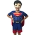 Fantasia Infantil Superman Acompanha Máscara de EVA