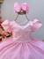 Vestido Infantil Rosa Claro C/ Busto Nervura Festas Daminhas na internet