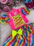 Conjunto Infantil Junino Luxo Rosa Neon na internet