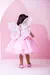 Vestido Jardim Encantado Luxinho Rosa Bebe - Sol Kids