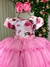 Vestido Infantil Florido Rosa Chiclete na internet