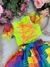 Conjunto Infantil Junino Luxo Neon