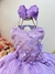 Vestido Infantil Lilás C/ Renda e Aplique de Flores Formatura na internet