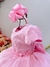 Vestido Infantil Rosa Claro Busto Com Pérolas Daminhas - Sol Kids