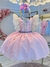 Vestido Infantil Circo Busto Com Strass e Babados Festas - comprar online