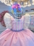 Vestido Infantil Circo Busto Com Strass e Babados Festas na internet