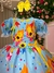 Imagem do Vestido Infantil Junino Luxo Quadrilha das Estrelas Azul