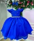 Vestido Festa Infantil Azul Royal - comprar online