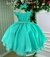 Vestido Festa Infantil Verde Menta - comprar online