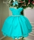 Vestido Festa Infantil Verde Tiffany - comprar online