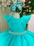 Vestido Festa Infantil Verde Tiffany na internet