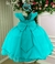 Vestido Festa Infantil Verde Tiffany - Sol Kids