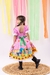 Imagem do Vestido Infantil Junino Luxo Rosa