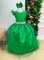 Vestido Infantil Longo Verde Bandeira - comprar online