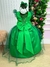 Vestido Infantil Longo Verde Bandeira - Sol Kids