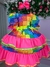 Vestido Infantil Junino Luxo na internet