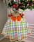Vestido Infantil Junino Luxo Dois Corações Laranja - loja online