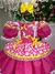 Vestido Infantil Junino Caipira Luxo Florzinhas na internet