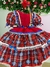 Vestido Infantil Junino Caipira Luxo - Sol Kids