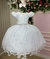 Vestido Infantil Branco Batizado Daminhas - comprar online