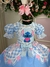 Vestido Infantil Junino Luxo Lilo Stitch Azul Bebe na internet