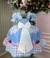 Vestido Infantil Junino Luxo Lilo Stitch Azul Bebe - Sol Kids
