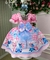 Vestido Infantil Junino Luxo Lilo Stitch Rosa Bebe - Sol Kids