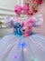 Vestido Infantil Stitch Angel Rosa Tule Azul Glitter C/ Led na internet