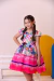 Vestido Infantil Junino Festa São João Luxo Xadrez Colorido na internet