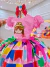 Vestido Infantil Junino Rosa Maria Bonita Super Luxo - Sol Kids