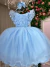 Vestido Festa Infantil Azul Bebe na internet