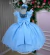 Vestido Festa Infantil Azul Bebe - loja online