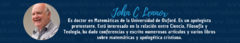 Banner de la categoría John C. Lennox