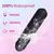 Mini vibrador negro sumergible en agua, con certificación de material seguro y funcionamiento silencioso, ideal como juguete sexual para parejas o mujeres.