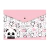 Pasta Envelope com Botão A4 Dello Panda Rosa