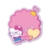 BLOCO ADESIVO HELLO KITTY - BLISTER C/ 1 BLOCO C/ FORMATO 20F LEOARTE