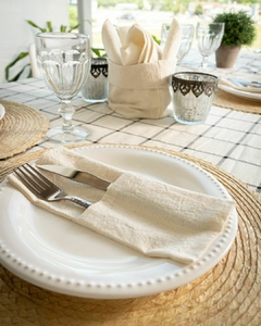MANTEL TUSOR A CUADROS - tienda online